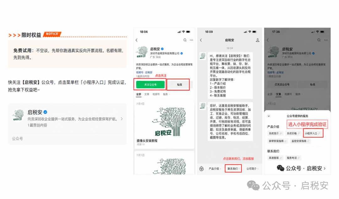 反向开票业务场景示意图